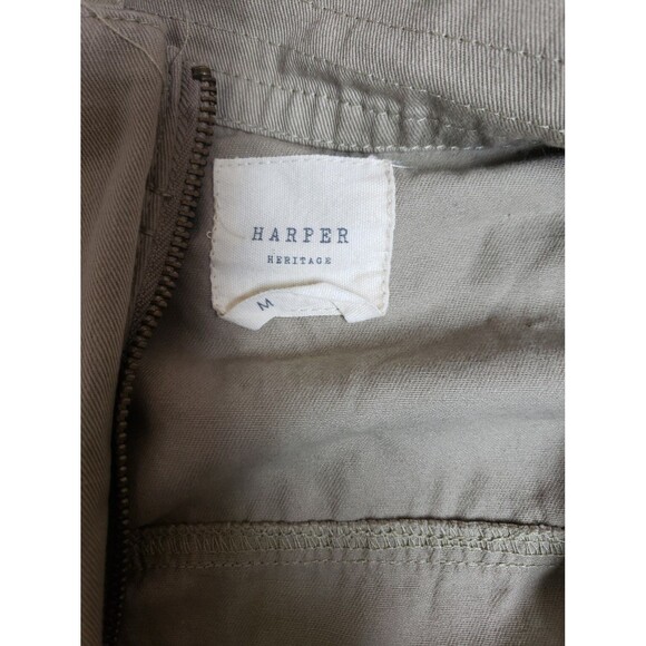 Harper Heritage Women's Khaki Utility Vest Size M Drawstring  New Without Tags - Picture 3 of 11